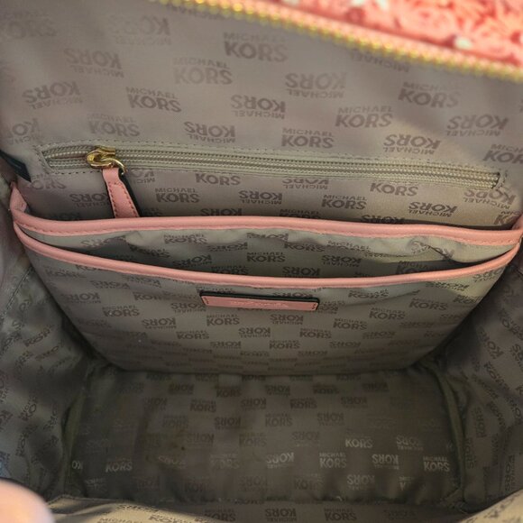 Michael Kors Floral Backpack - Picture 2 of 10